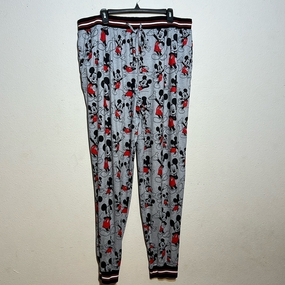 Disney Womens Mickey Mouse Graphic Pajama Pants Size XXL